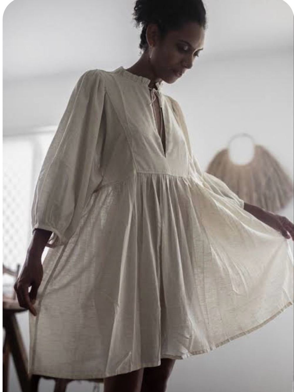 Avy & Co. 100% Cotton Smock Tunic/Dress